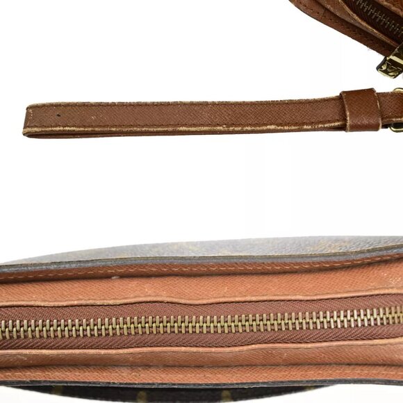 AUTHENTICITY GUARANTEED LOUIS VUITTON Orsay Clutch Hand Bag Monogram Leather - Picture 16 of 16